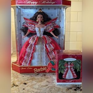 1997 Holiday Barbie & Matching Ornament